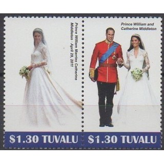 Tuvalu - 2011 - No 1510/1511 - Royauté - Principauté