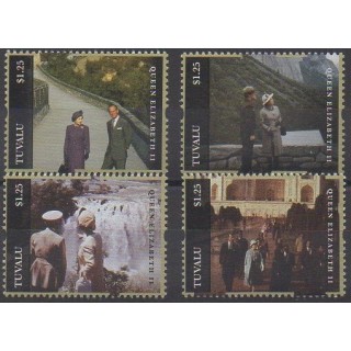 Tuvalu - 2012 - No 1628/1631 - Royauté - Principauté