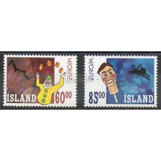 Timbres - Thème cirque - Islande - 2002- No 937/938