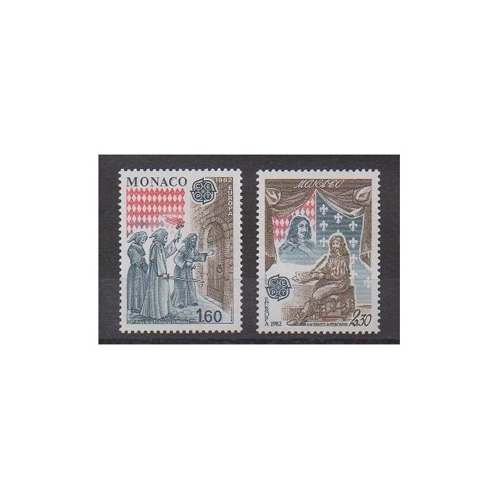 Monaco - 1982 - Nb 1322/1323 - Europa