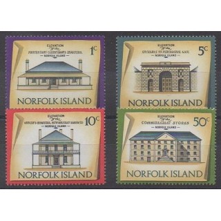 Norfolk - 1973 - No 135/138 - Architecture