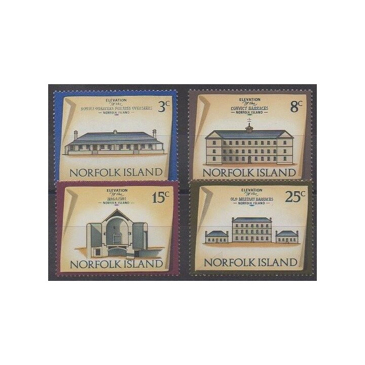 Norfolk - 1975 - No 160/163 - Architecture