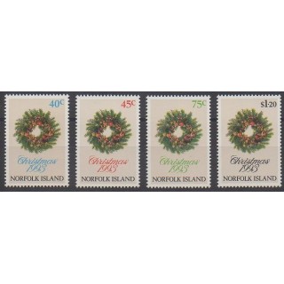 Norfolk - 1993 - Nb 541/544 - Christmas