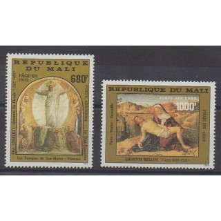Mali - 1982 - No PA447/PA448 - Peinture - Pâques
