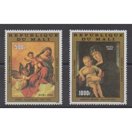 Mali - 1982 - Nb PA458/PA459 - Paintings - Christmas