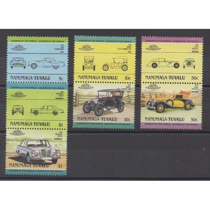 Tuvalu - 1984 - Nb 3 - Cars