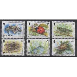 Jersey - 2002 - No 1032/1037 - Insectes