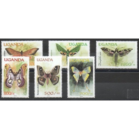 Ouganda - 2000- No 1797/1802 - Papillons