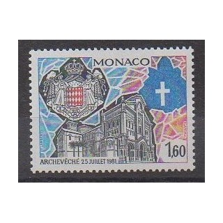 Monaco - 1982 - No 1331 - Églises