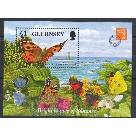 Guernesey - 1997- No BF 36 - Papillons