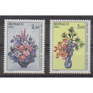 Monaco - 1984 - No 1448/1449 - Fleurs