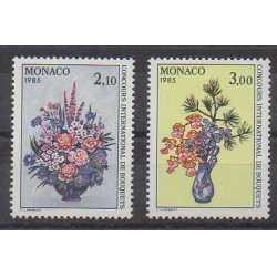 Monaco - 1984 - Nb 1448/1449 - Flowers