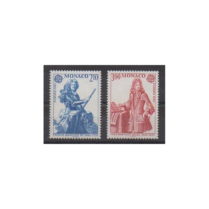 Monaco - 1985 - No 1459/1460 - Musique - Europa