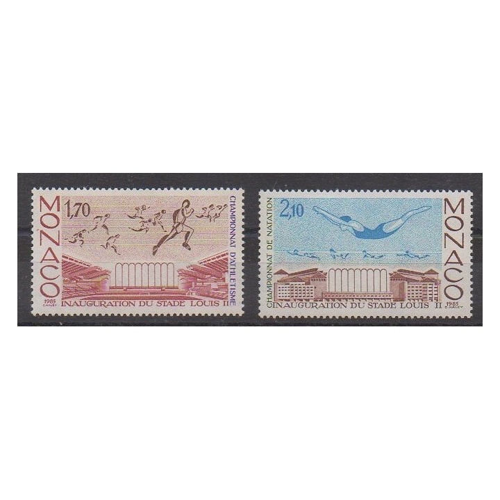 Monaco - 1985 - Nb 1475/1476 - Various sports