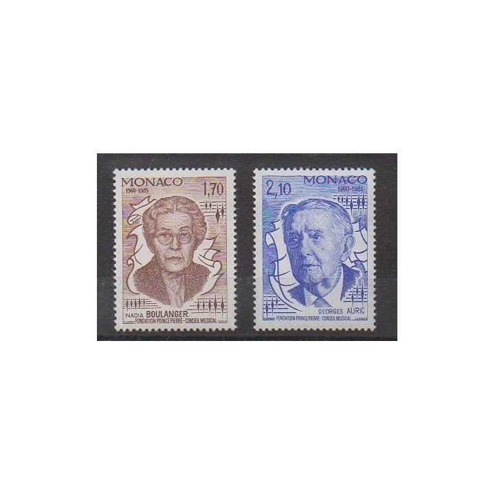 Monaco - 1985 - No 1471/1472 - Musique