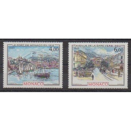 Monaco - 1985 - Nb 1492/1493 - Paintings
