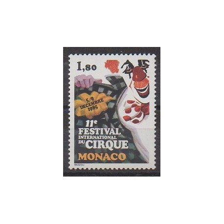 Monaco - 1985 - Nb 1496 - Circus