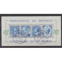 Monaco - Blocs et feuillets - 1985 - No BF33 - Philatélie - Oblitéré