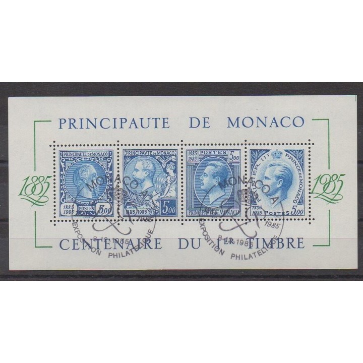 Monaco - Blocks and sheets - 1985 - Nb BF33 - Philately - Used - Used