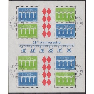 Monaco - Blocs et feuillets - 1984 - No BF28 - Europa - Oblitéré - Oblitéré