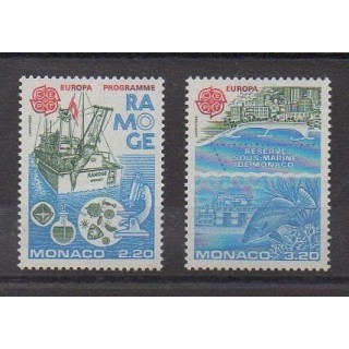 Monaco - 1986 - Nb 1520/1521 - Environment - Europa