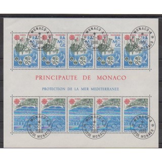Monaco - Blocks and sheets - 1986 - Nb BF34 - Environment - Europa - Used - Used