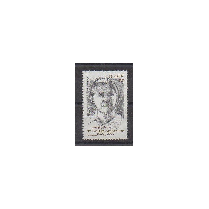 France - Poste - 2003 - Nb 3544 - Celebrities