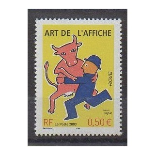 France - Poste - 2003 - Nb 3556 - Art - Europa