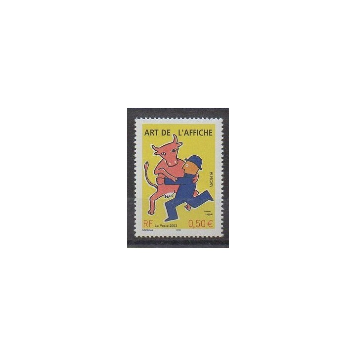 France - Poste - 2003 - Nb 3556 - Art - Europa