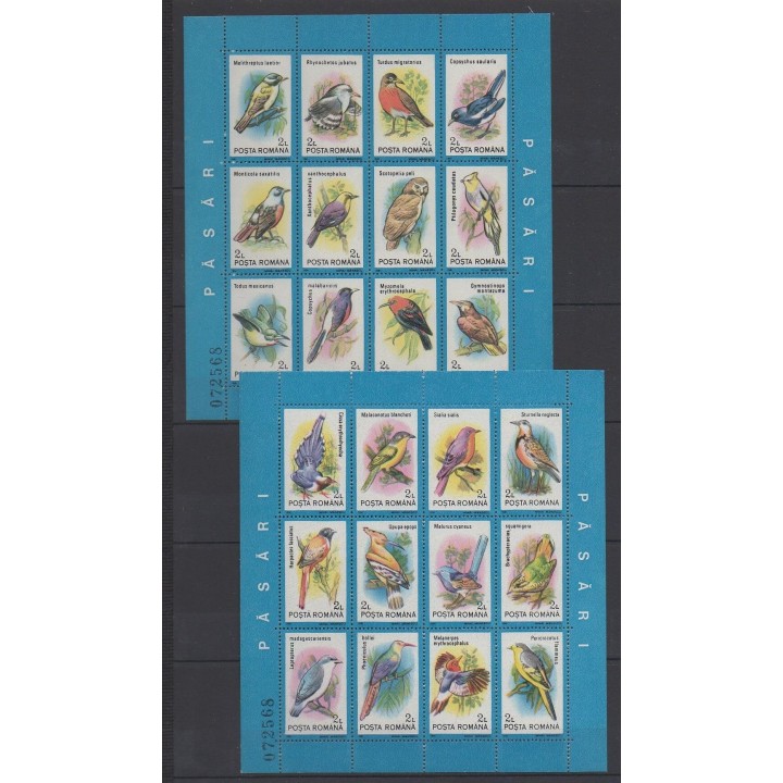 Romania - 1991 - Nb BF211/BF212 - Birds