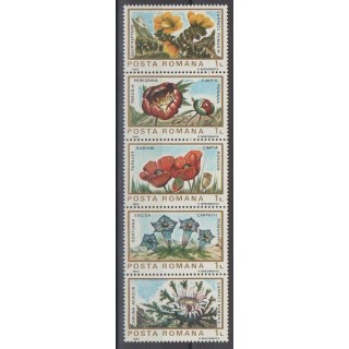 Roumanie - 1983 - No 3470/3474 - Fleurs