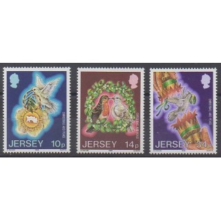 Jersey - 1986 - Nb 387/389 - Christmas