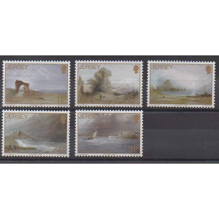 Jersey - 1987 - Nb 414/418 - Paintings