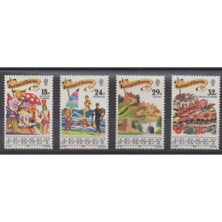 Jersey - 1990 - No 510/513 - Tourisme - Folklore