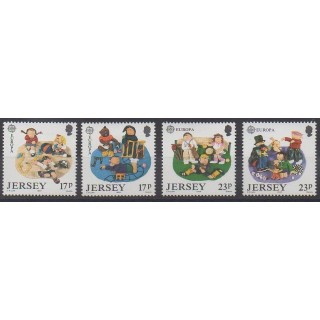 Jersey - 1989 - No 474/477 - Enfance - Europa