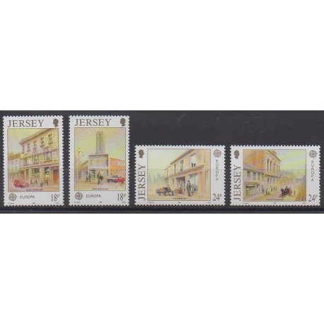 Jersey - 1990 - No 502/505 - Sites - Europa