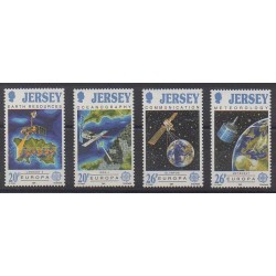 Jersey - 1991 - Nb 533/536 - Space - Europa