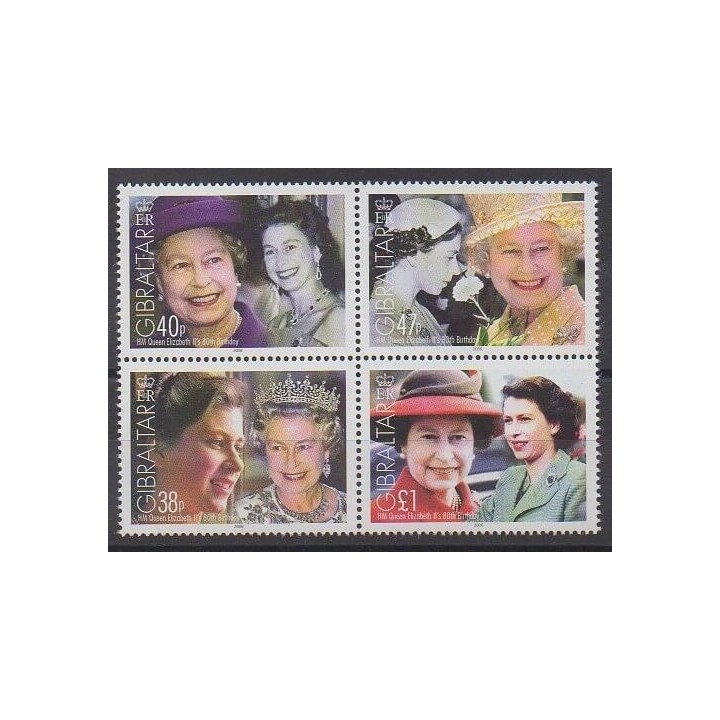 Gibraltar - 2006 - Nb 1156/1159 - Royalty
