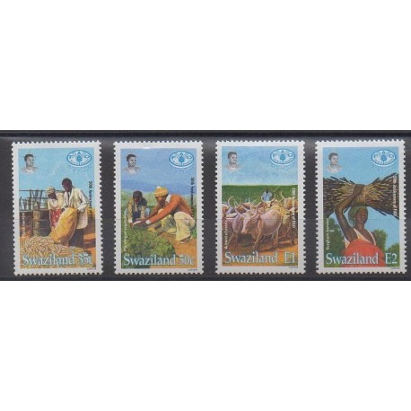 Swaziland - 1995 - No 642/645 - Artisanat ou métiers