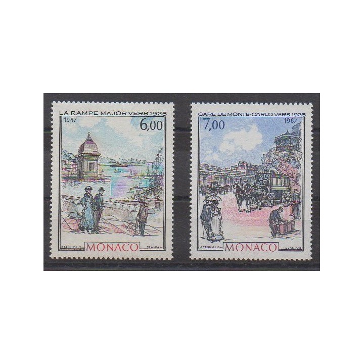 Monaco - 1987 - Nb 1611/1612 - Paintings