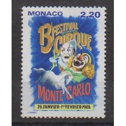 Monaco - 1987 - Nb 1596 - Circus