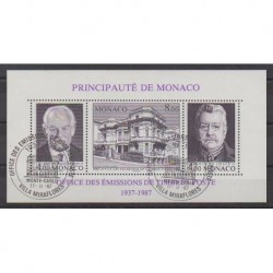 Monaco - 1987 - No BF39 - Philatélie - Oblitéré