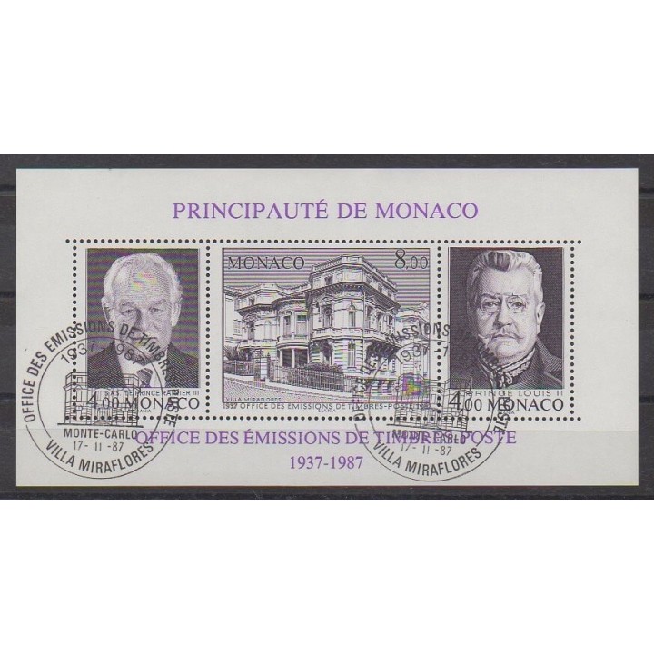 Monaco - 1987 - No BF39 - Philatélie - Oblitéré - Oblitéré