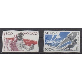 Monaco - 1987 - No 1579/1580 - Sports divers