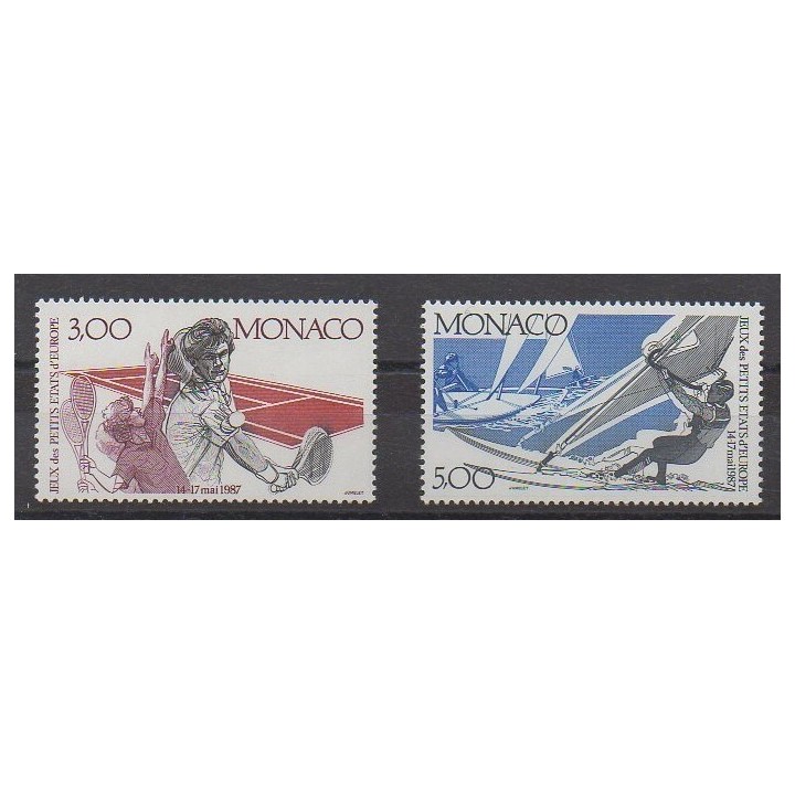Monaco - 1987 - Nb 1579/1580 - Various sports
