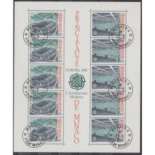 Monaco - 1987 - Nb BF37 - Architecture - Europa - Used - Used