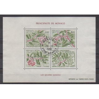 Monaco - 1986 - No BF36 - Flore - Oblitérés - Oblitéré