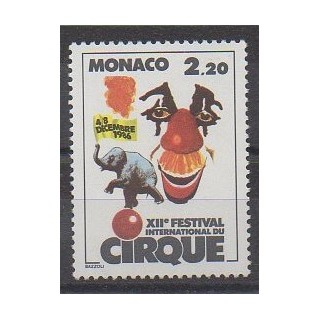 Monaco - 1986 - Nb 1550 - Circus