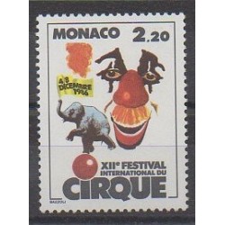 Monaco - 1986 - Nb 1550 - Circus