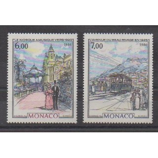 Monaco - 1986 - Nb 1543/1544 - Paintings